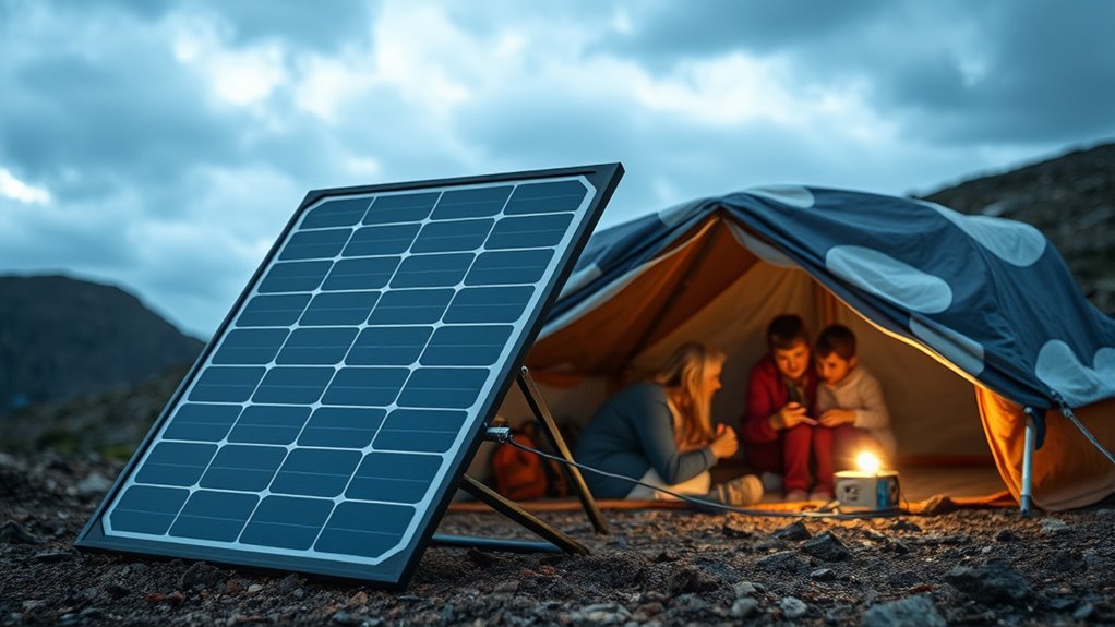 portable emergency solar power