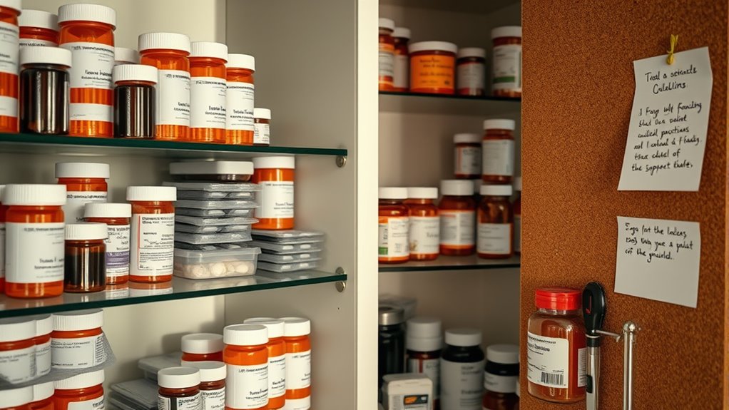 prescription storage and disposal