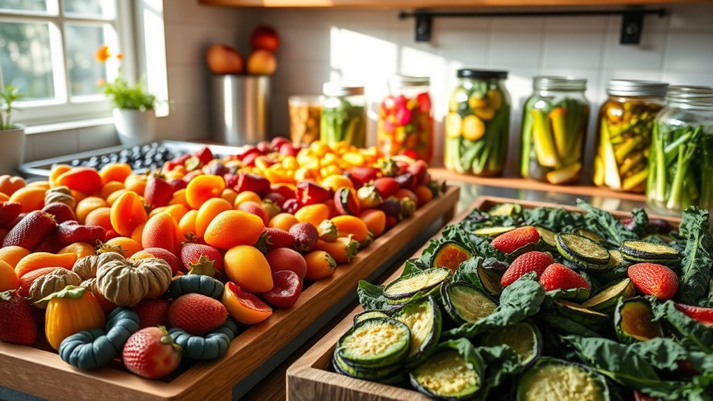 preserving dried fruit textures