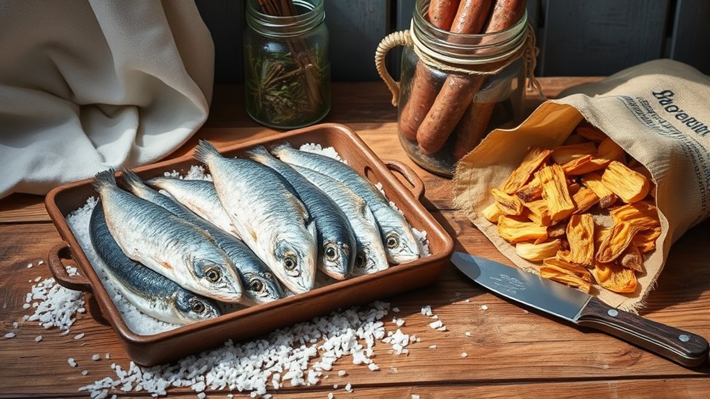 proper salting and curing techniques