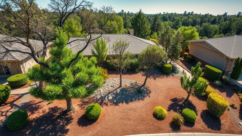 prune space remove dry foliage
