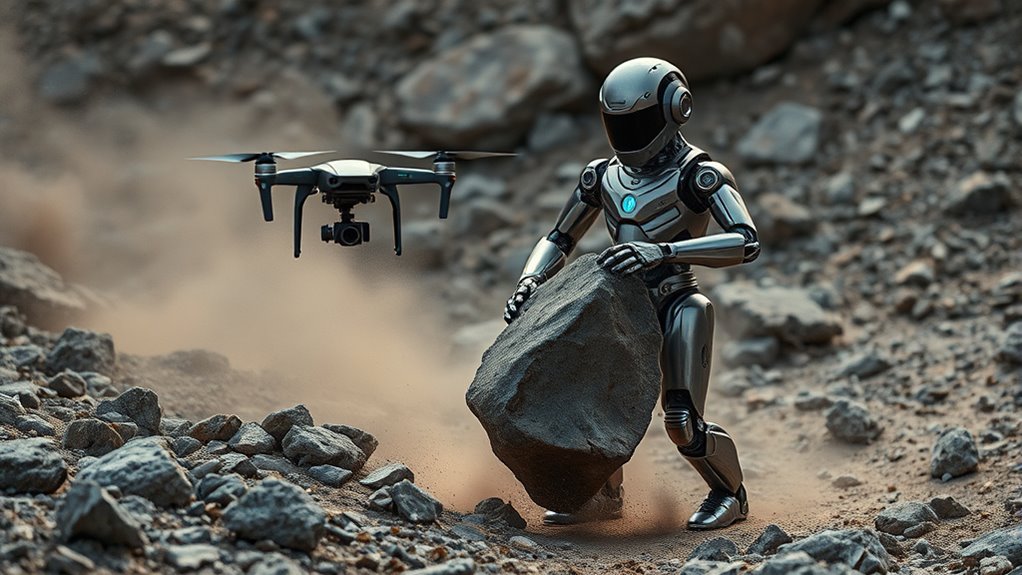 robots aiding survival tasks
