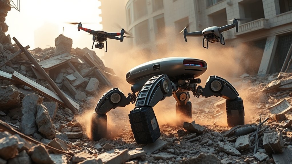smart sustainable rescue robots