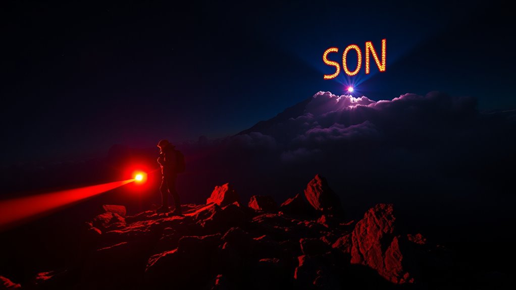 visual signaling for rescue