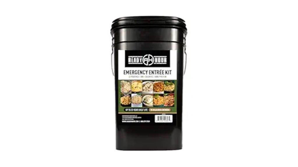 120 serving emergency food bucket