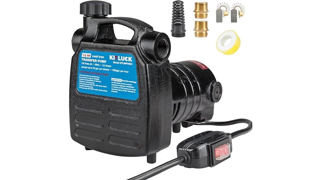120v 1 2 hp pump