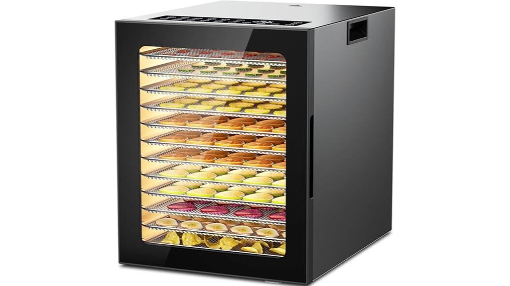 12 tray 850w food dehydrator