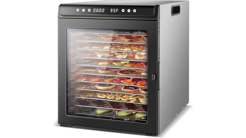 12 tray food dehydrator