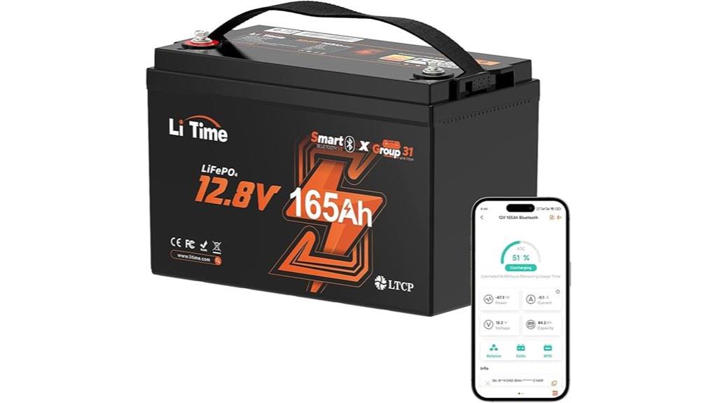 12v bluetooth lithium battery