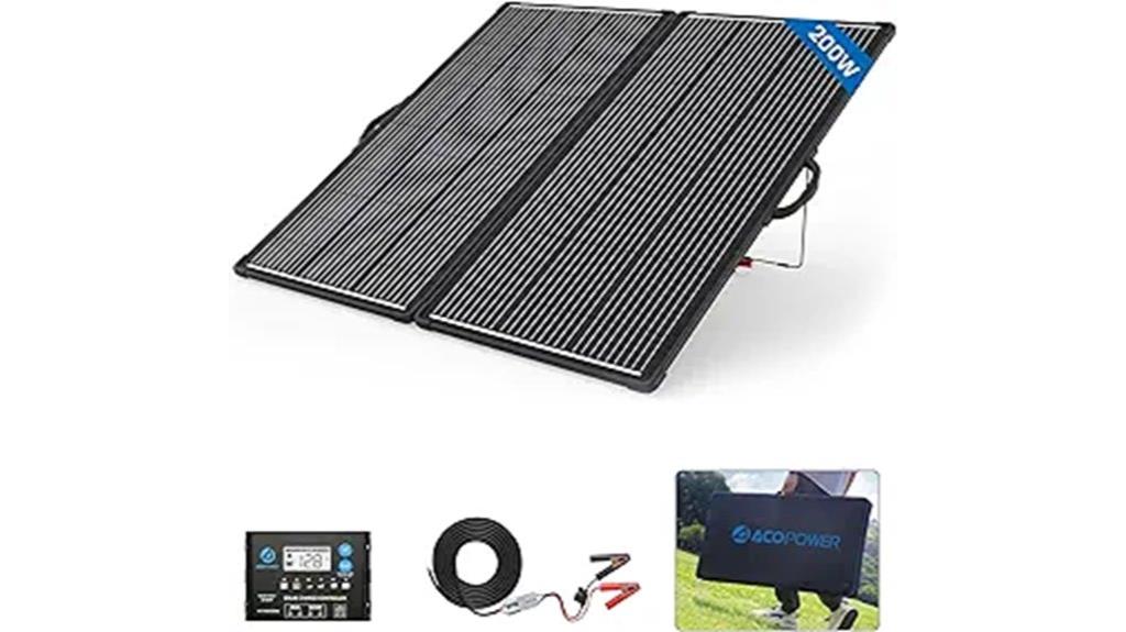 200w portable solar kit