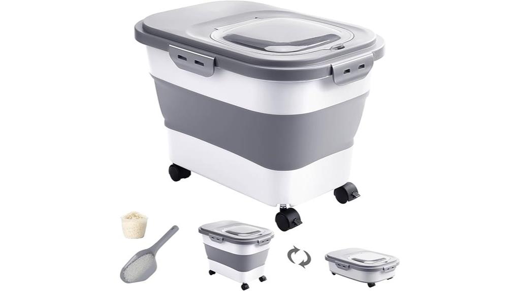 20 30 lb rice container