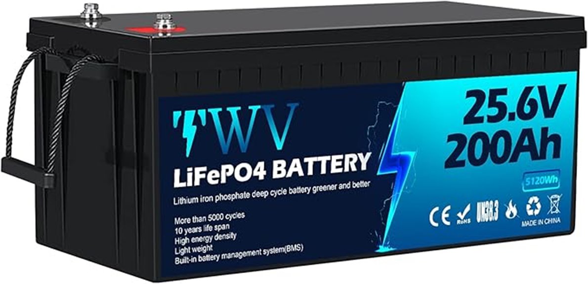24v 200ah lifepo4