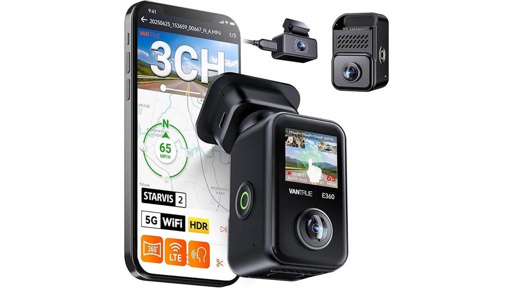 360 wifi dash cam