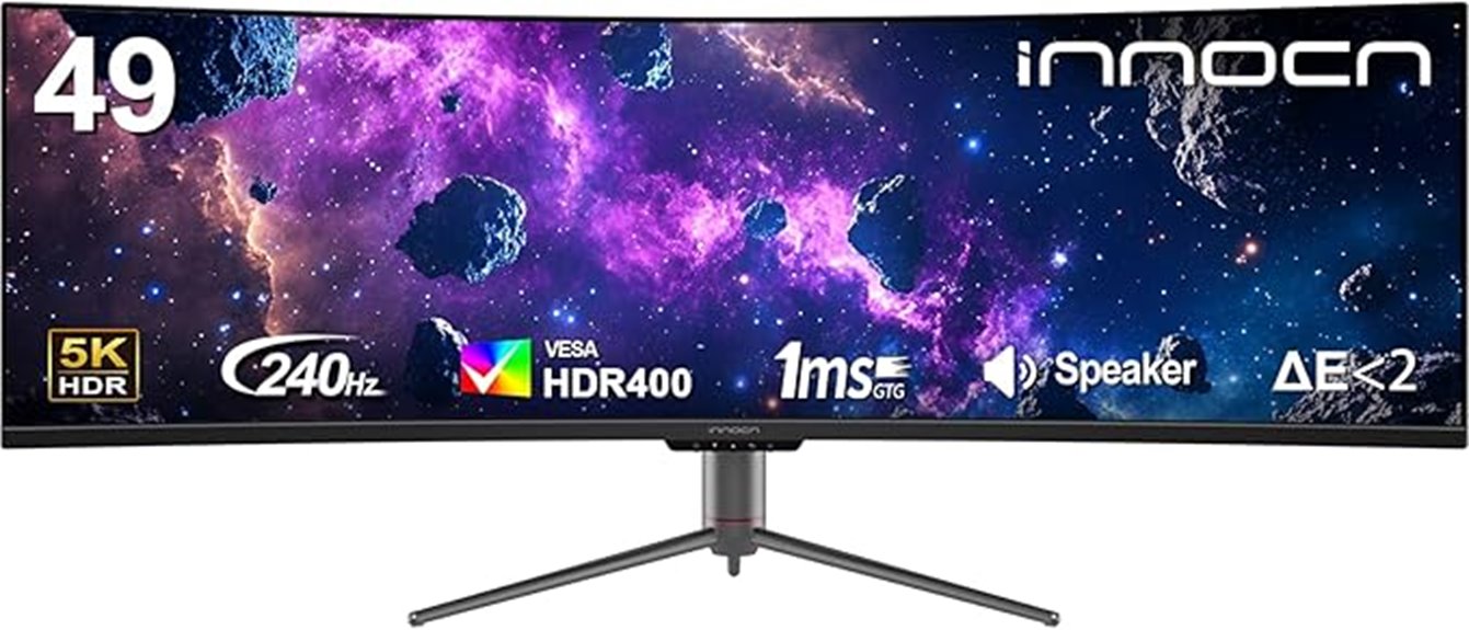 49 inch ultrawide curved monitor