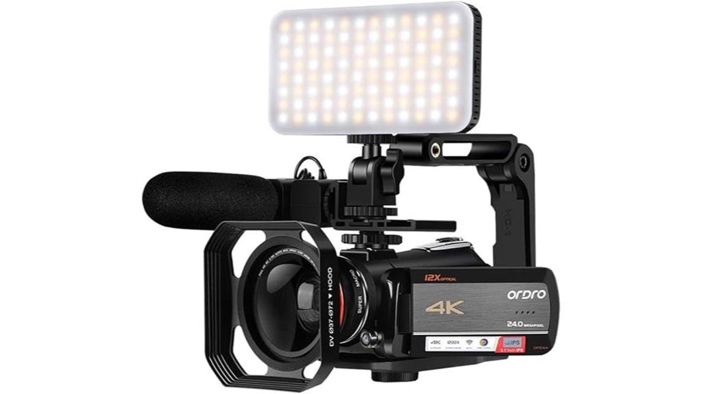 4k uhd camcorder bundle