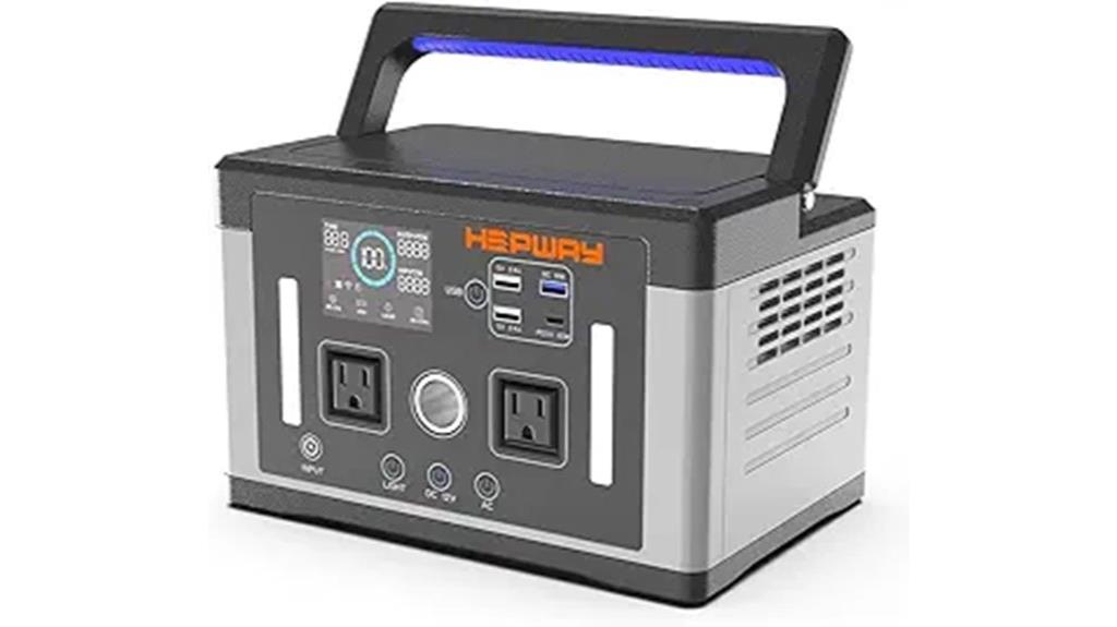 700w portable solar generator