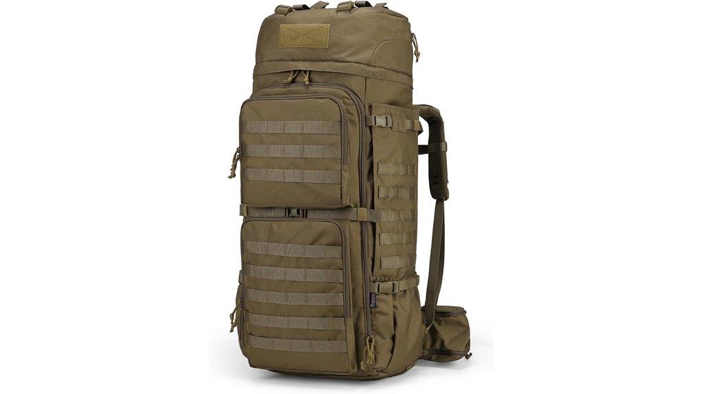 75l molle hiking backpack