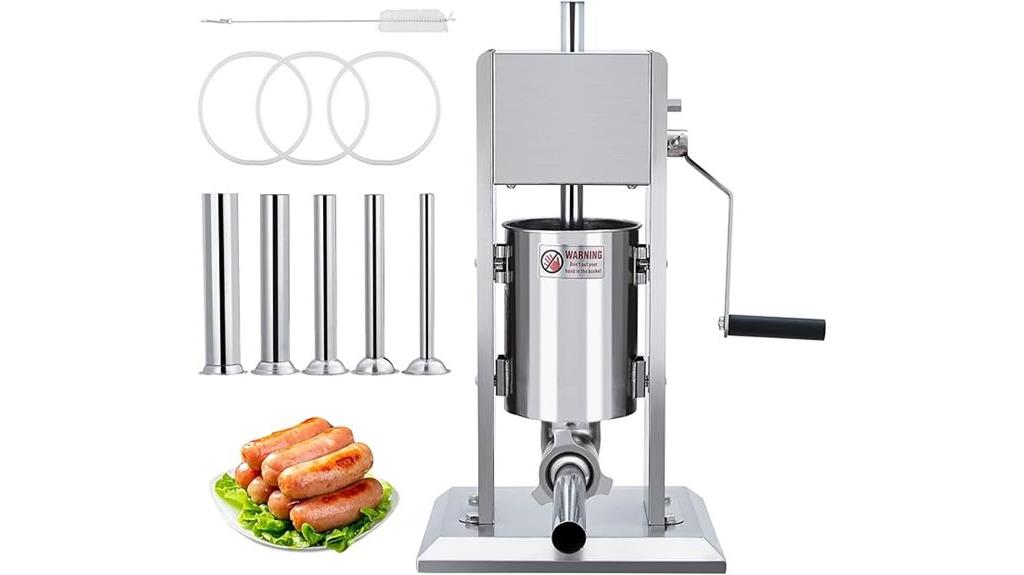 7 pound capacity sausage stuffer