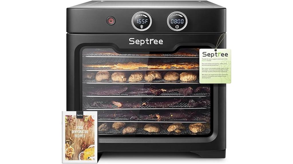 8 tray stainless food dryer