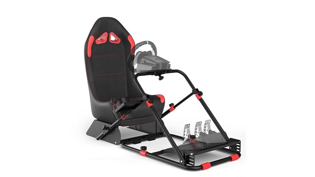 adjustable racing simulator cockpit