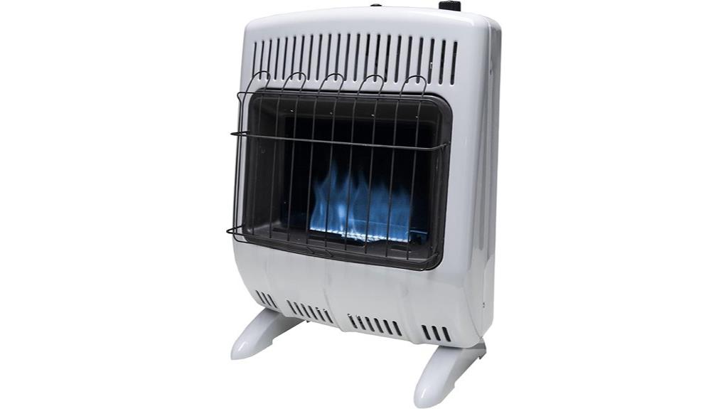 blue flame propane heater