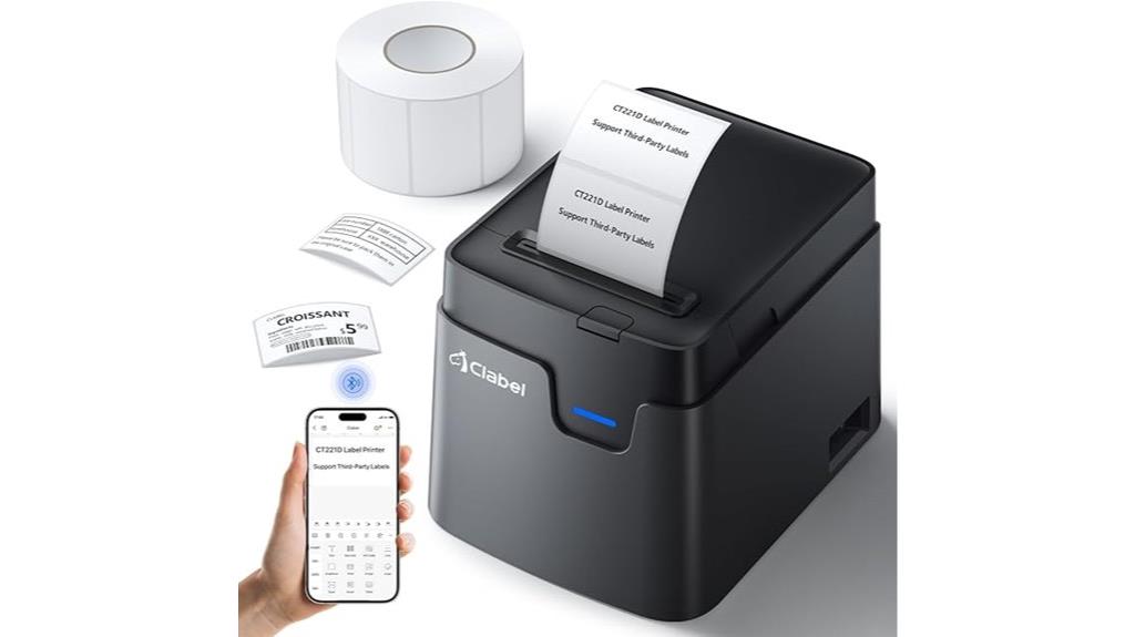 bluetooth barcode label printer