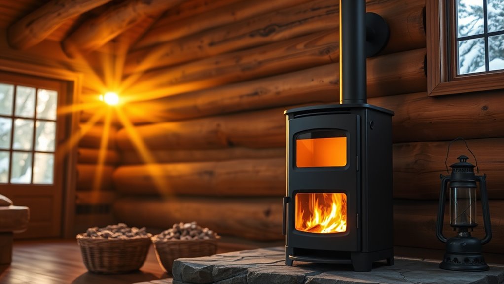 cabin pellet stove considerations