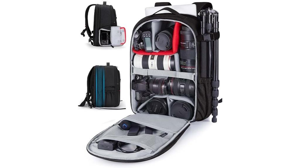 camera gear carrying backpack