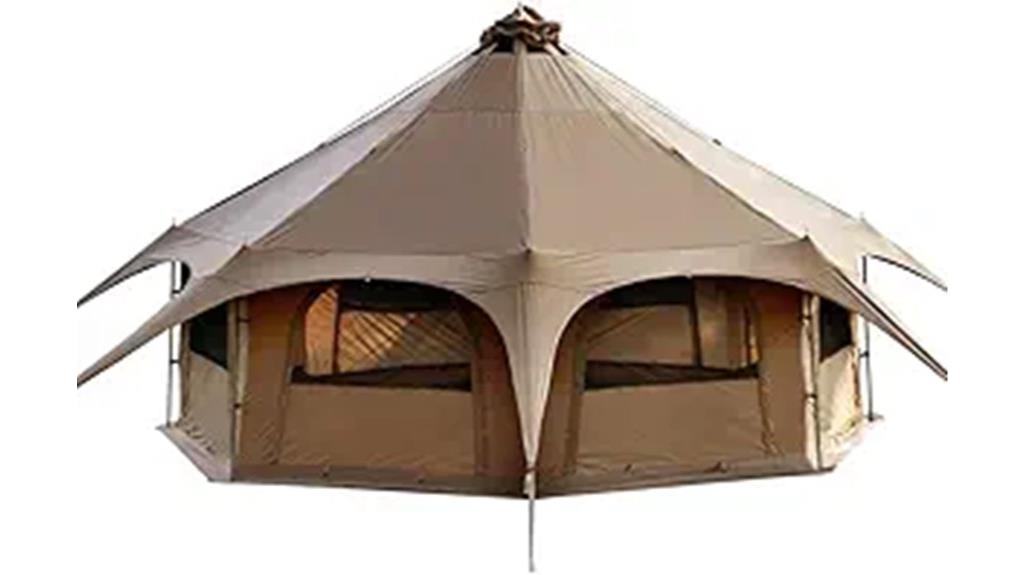 canvas bell tent for camping