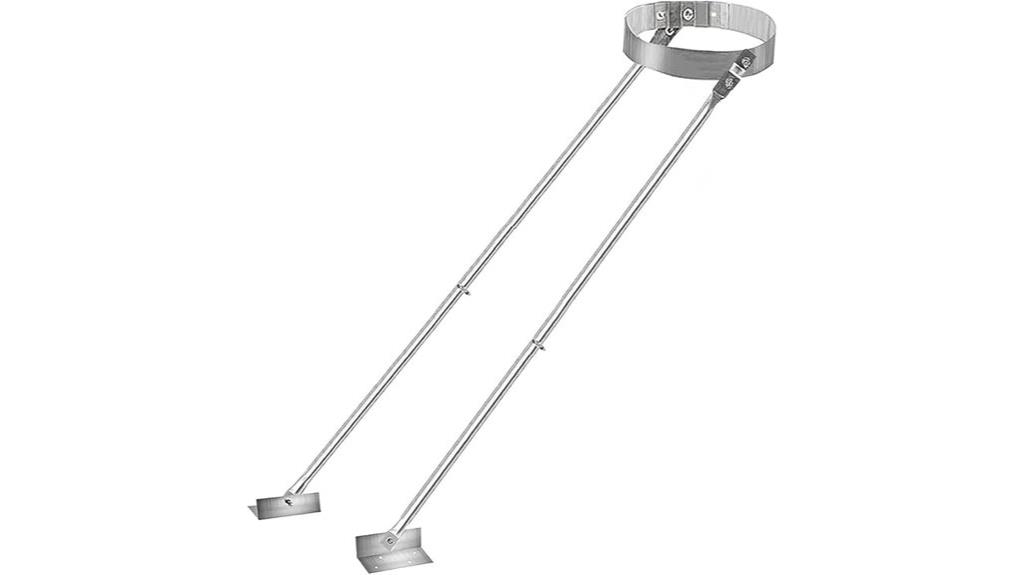 chimney stove pipe bracket