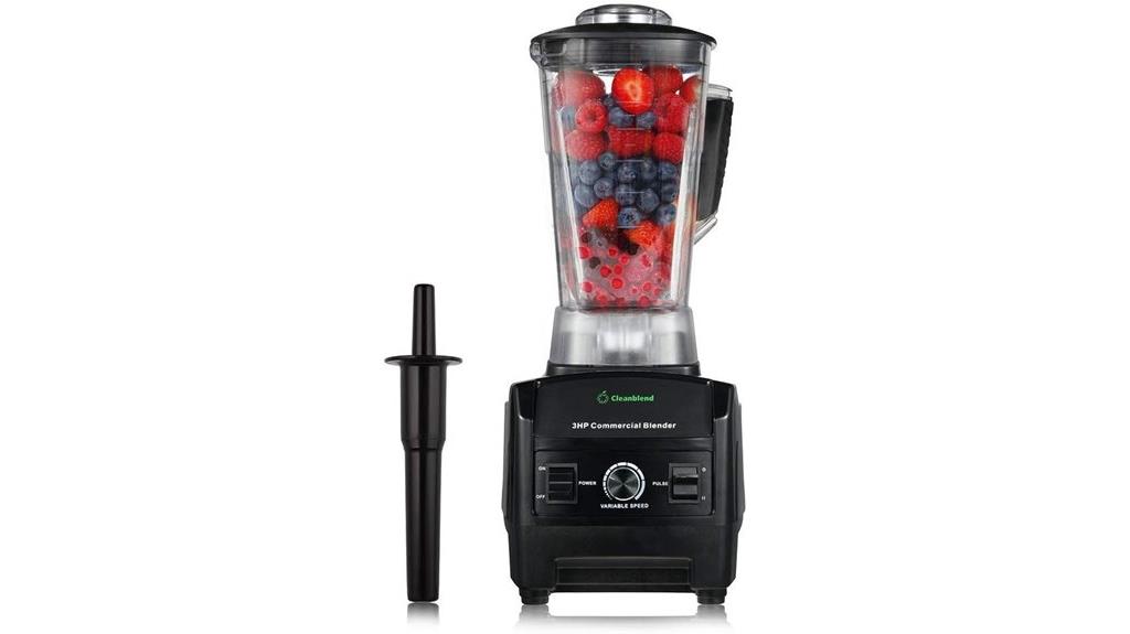 commercial blender with warranty