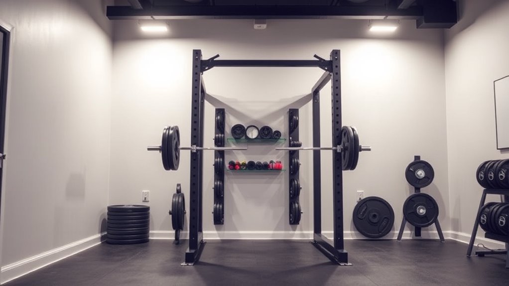 compact low ceiling power racks