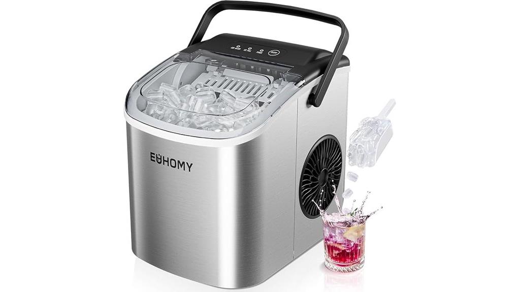 countertop ice maker auto cleaning