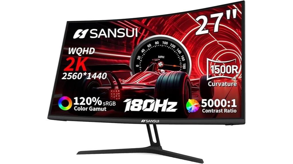 curved 27 inch gaming monitor
