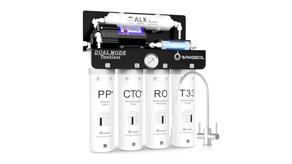 dual mode water filtration