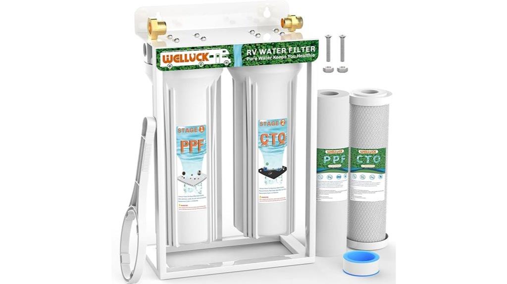 dual rv water filter
