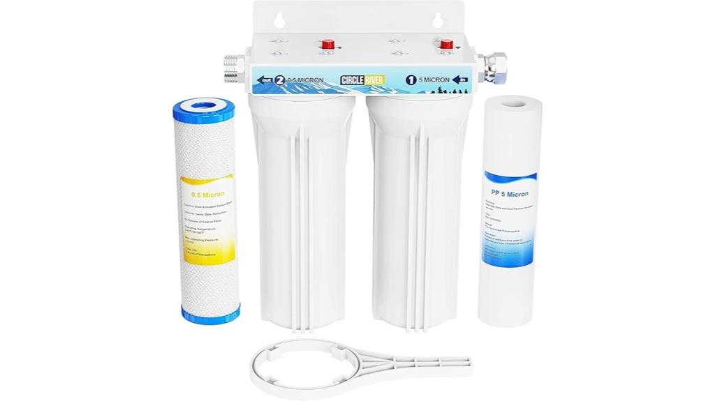 dual water filter system