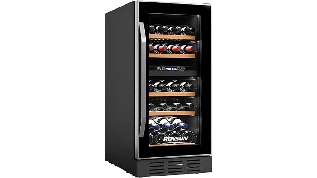 dual zone wine cooler