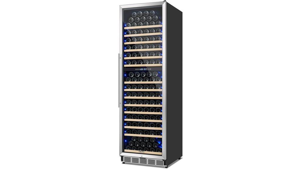dual zone wine refrigerator