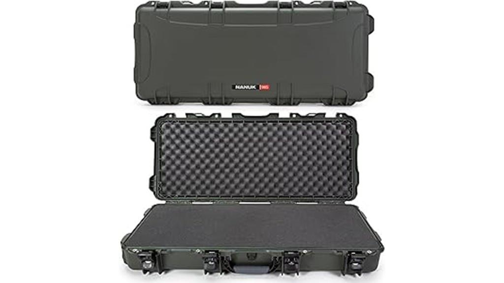 durable wheeled foam case