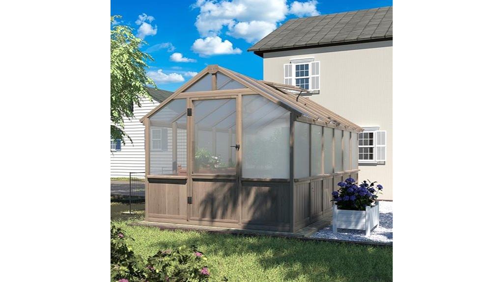 eight by twelve greenhouse