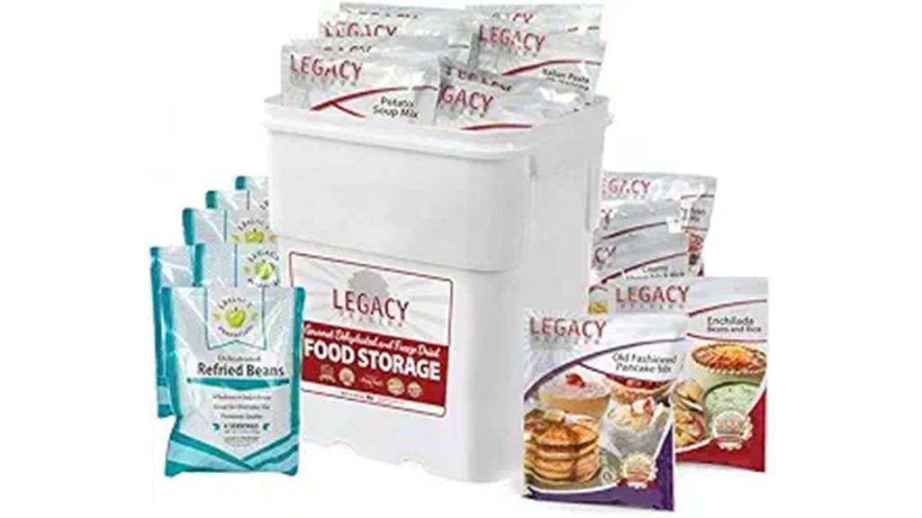 emergency food storage bucket