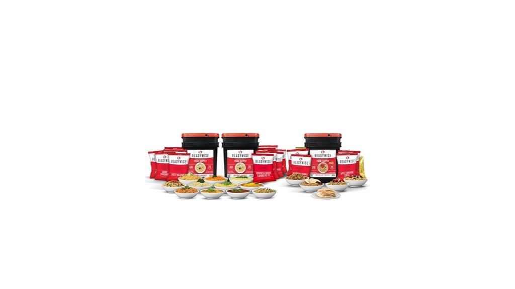 emergency food supply buckets