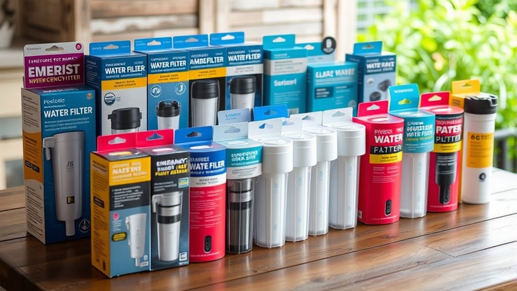 emergency water filter bundles