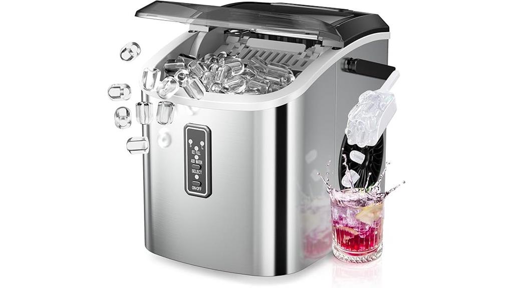 fast countertop ice maker