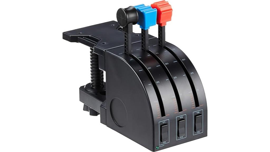flight simulator throttle quadrant