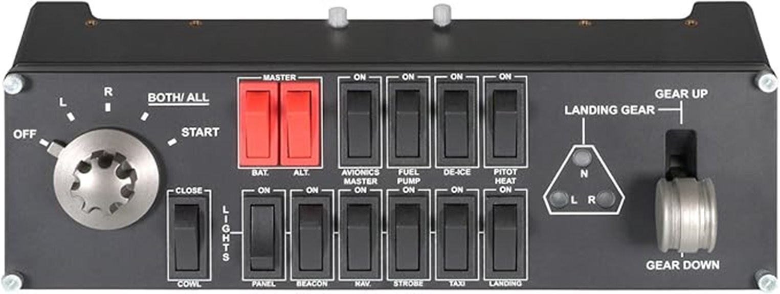 flight switch panel device