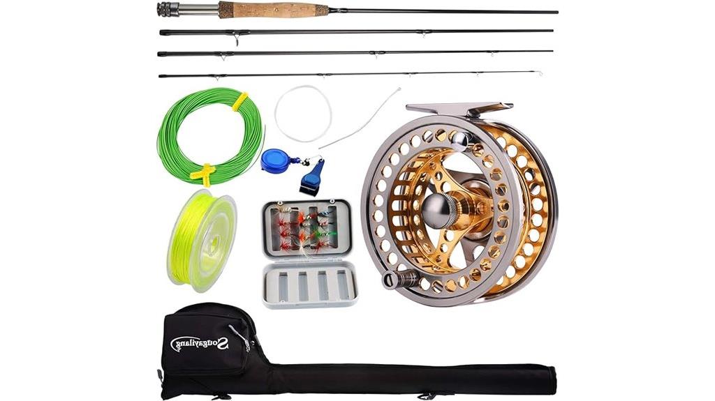 fly fishing combo set