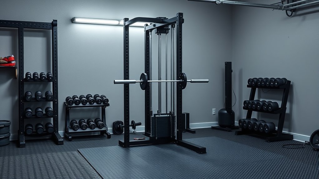 garage gym smith machine considerations