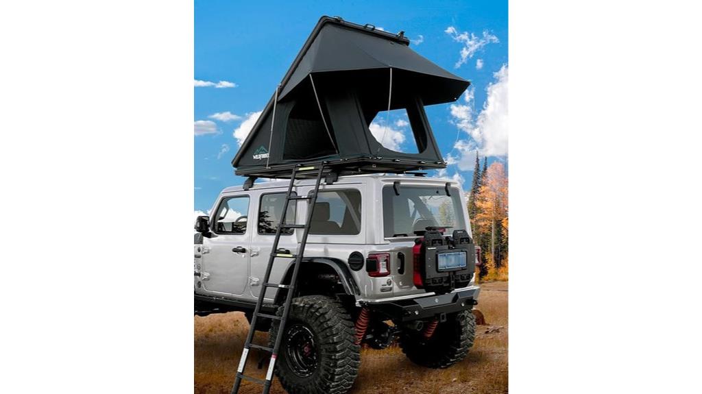 hard shell camping rooftop tent